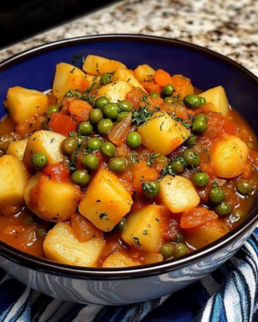 Greek Peas and Potato Stew Ingredients: Capture d’écran 2025-04-29 215910
