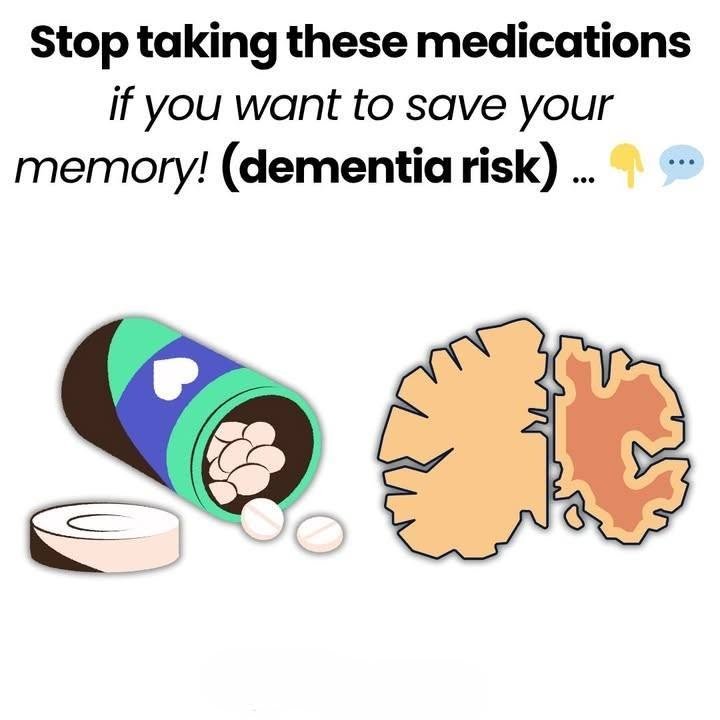 The Main Groups of Drugs That May Affect Memory and Dementia Risk Over Time 813467167_1985613059407282_908793060366787938_n (1)
