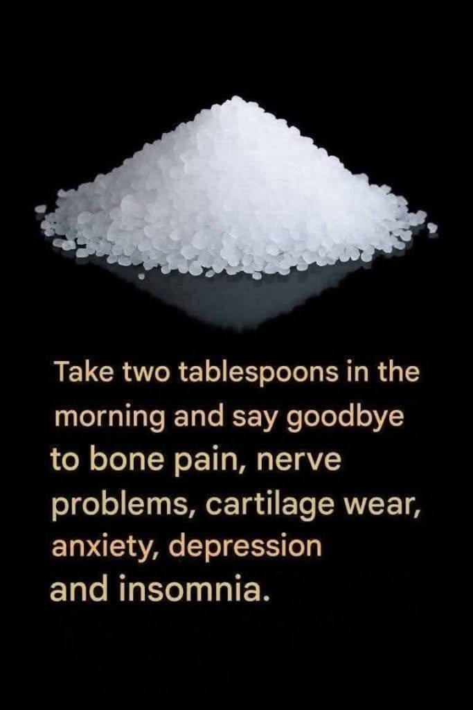 Can Two Tablespoons of This White Mineral Really Make Bone Pain, Nerve Problems, Anxiety, Depression and Insomnia Disappear? 815018560_122093427933490475_8573437671862615462_n