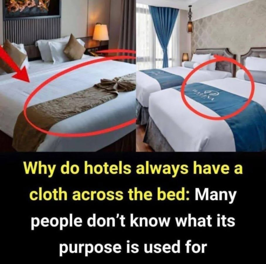 Why Do Hotels Put a Strip of Fabric Across the Bed? The Surprising Purpose of the Bed Runner image